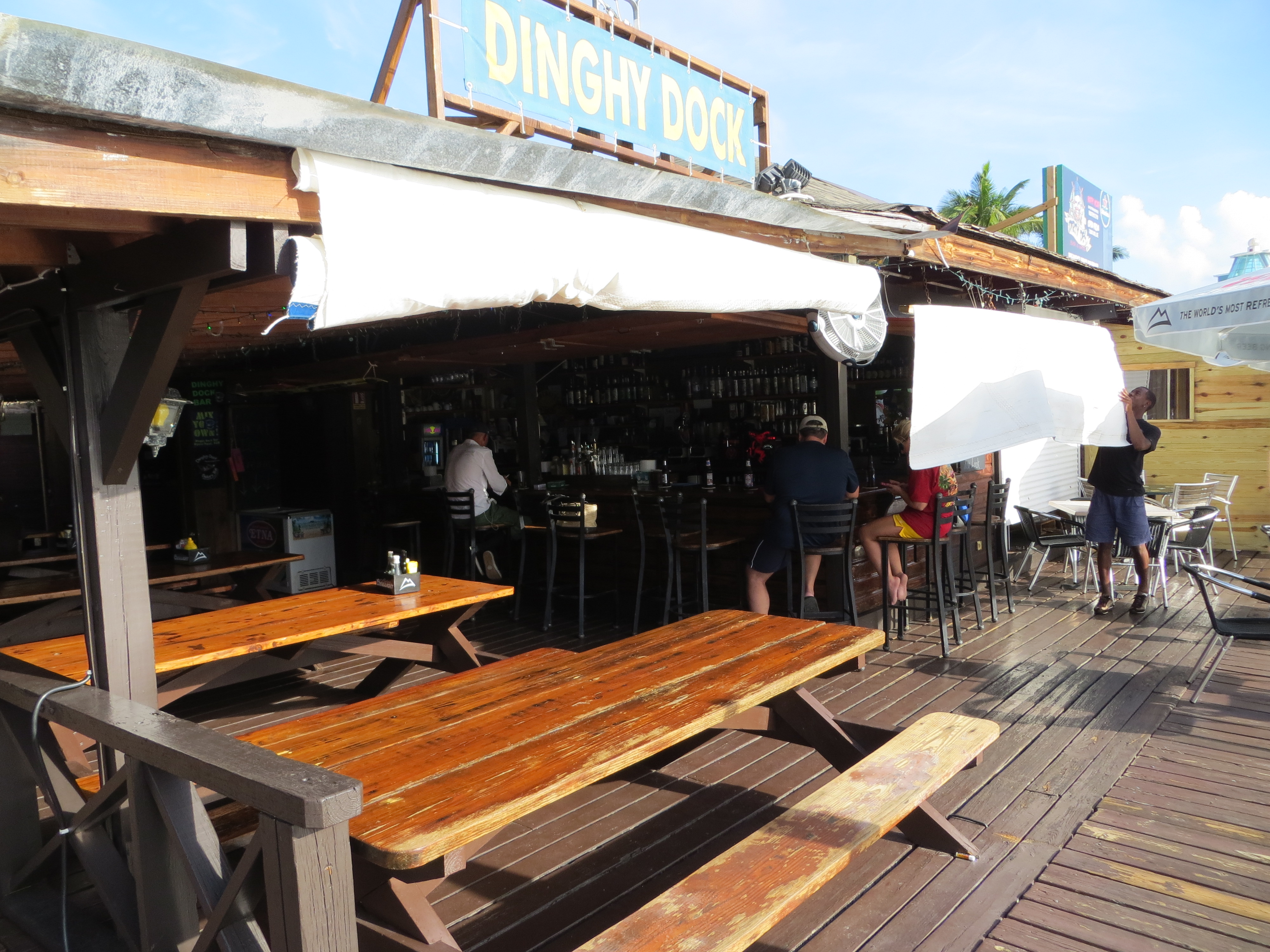 Dinghy Dock Bar and Restaurant, St. Maarten Bob's Beer Blog