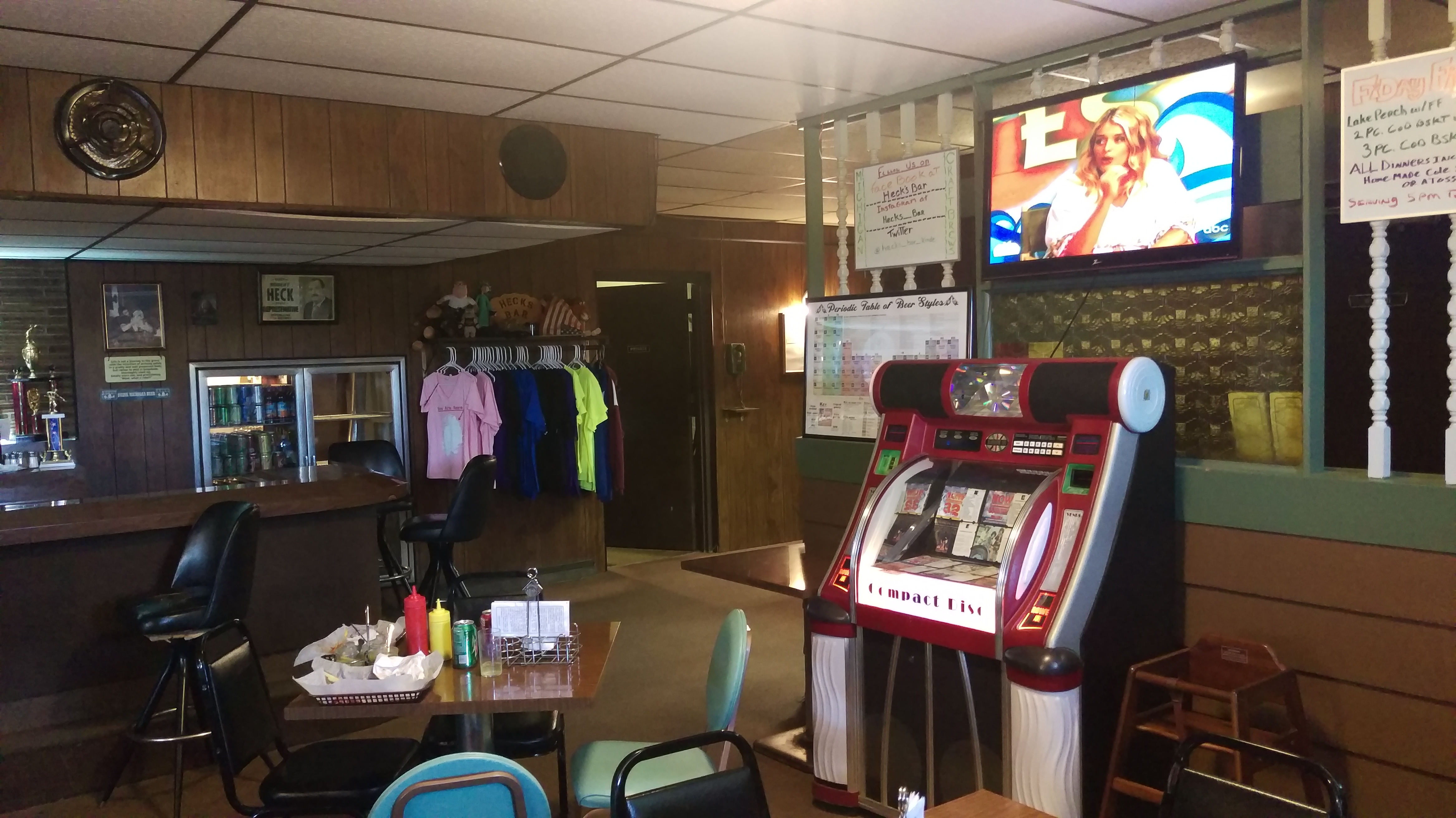 Heck's bar, kinde, MI Bob's Beer Blog