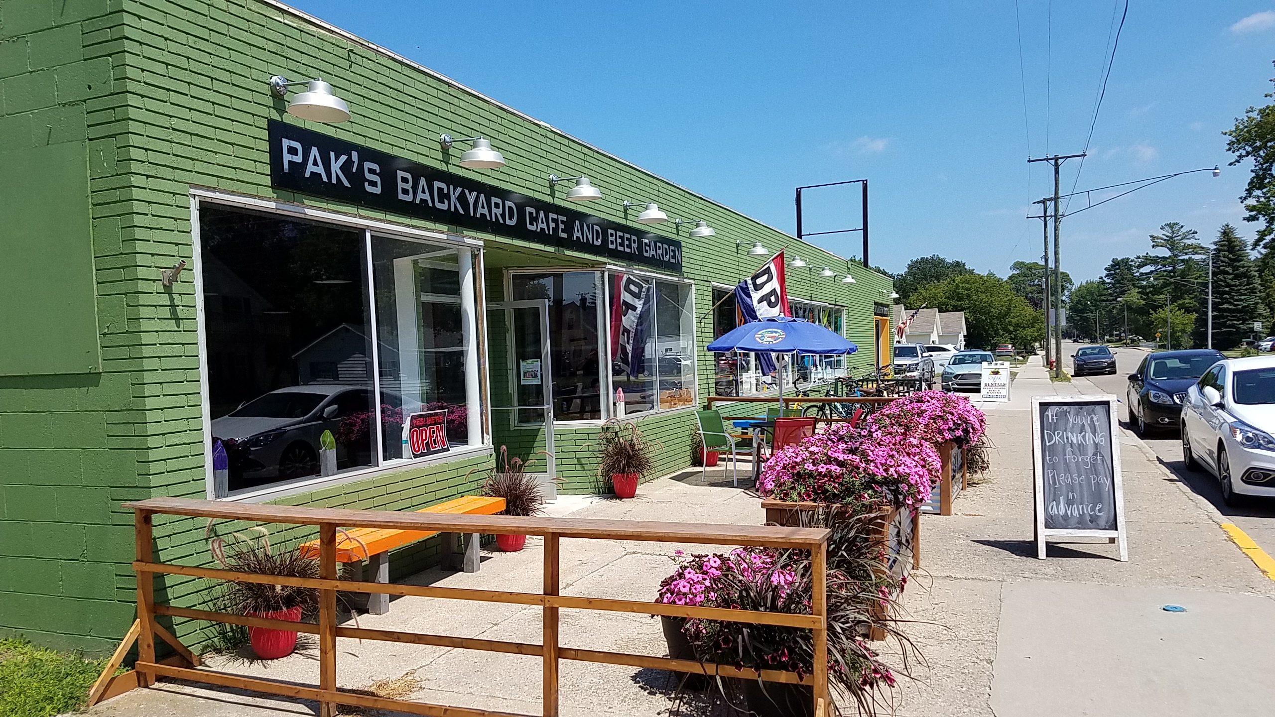 Pak's Backyard Cafe and Beer Garden, Port Austin, MI Bob's Beer Blog